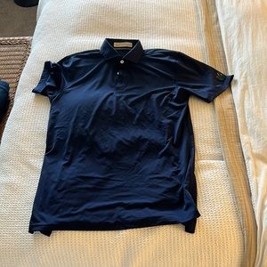 Holderness & Bourne Navy Golf Polo